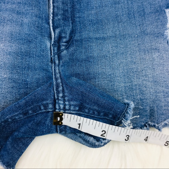 H&M Distressed Denim Overalls Size 11-12 - Picture 5 of 7